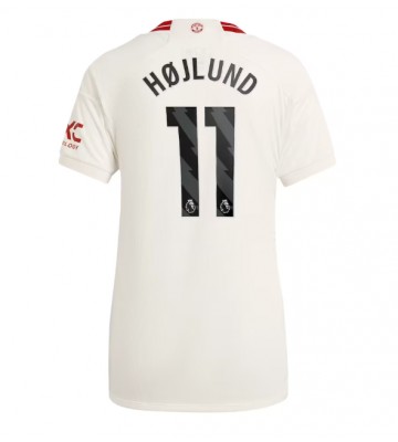 Maillot de foot Manchester United Rasmus Hojlund #11 Troisième Femmes 2023-24 Manches Courte